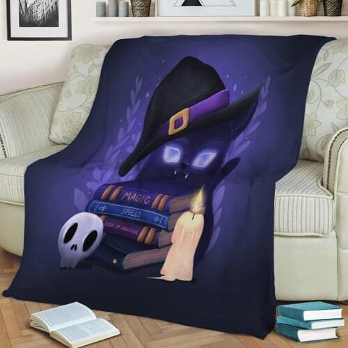 iBedding Fleece Blankets On The Sofa