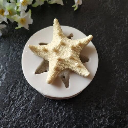 Starfish Shaped Silicone Chocolate Soap Mold Fondant Cake Decoration Tools