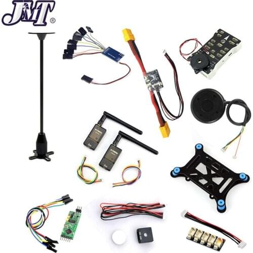 10 in 1 PX4 PIX 2.4.8 32 Bit Flight Controller I2C Shock Absorb OSD PPM M8N GPS 915MHZ Telemetry Kit LED Module for DIY RC Drone
