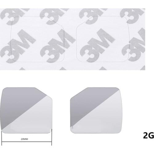 For DJ T4 Ford Bronco RC Car Metal reflective Lens Rear View Mirror Lens Upgrade Parts for DJ T4 Ford Bronco RC Car