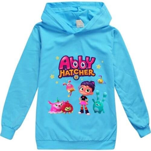 Fashion Abby Hatche 3D Printing Hoodies Kids Hoodie Coat Boys Sweatshirts Pullovers Outerwear Hoodie Girls Jacket Streetwear