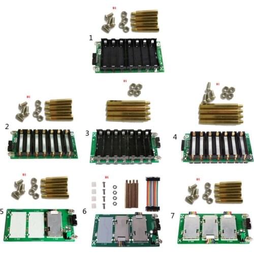 7S Power Wall Balancer PCB Module Power Bank Case 18650 Battery Holder 20A 40A 60A Battery Box Protection Board for DIY Kit