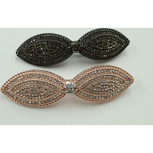 NEW Korea Elegant Rhinestone Hair Clips Barrettes Women Girls Spring Clip Bridal Barrettes Wedding Accessories Hair Jewelry