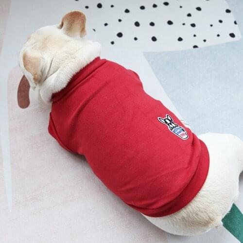 French Bulldog Clothes Pug Shirt Pajamas Autumn Winter Pet Dog Clothing Pomeranian Poodle Bichon Schnauzer Corgi Costume Outfit