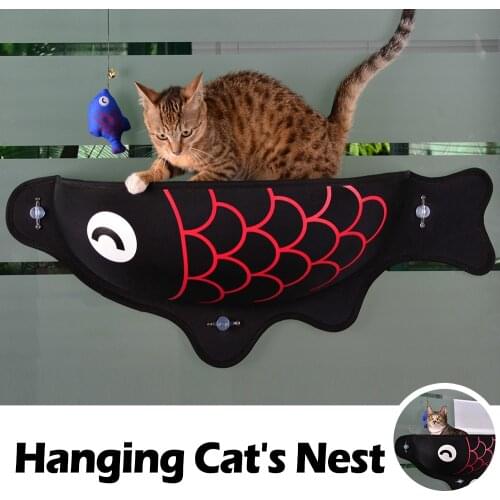 Cat Bed Cushion Nesk Hammock Cat for Window Basket Hanging Hanging On The Window Beds for Cats Kitten House Nesk Pet Accessories