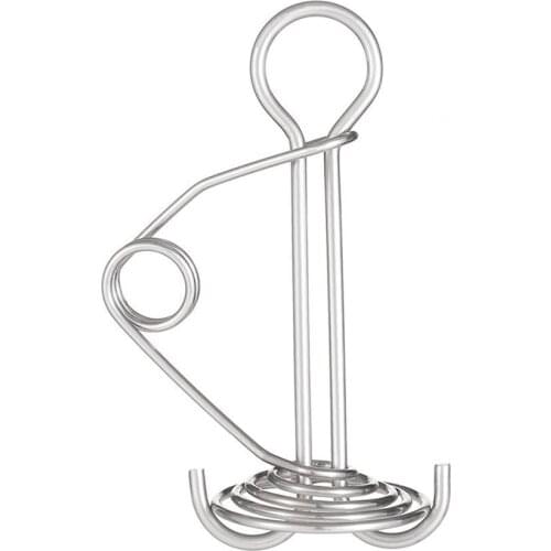 Spirals Shaped Spring Crocodiles Deck Peg With Carabiner Hook Durable Rope Buckle Tent Hook Board Peg Camping Hiking Wholesale