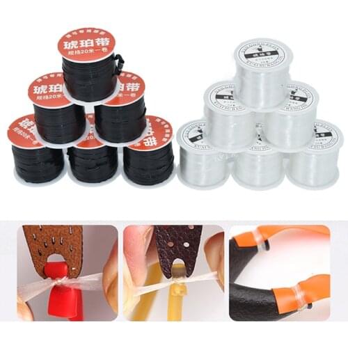 1pcs 20m Rubber Band Tube Tie Rope for Slingshot Catapult Hunting Outdoor Shooting Accessories Universal Elastic Latex Tube