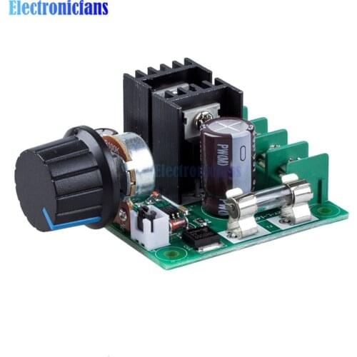 DC 12V-40V 10A 400W PWM Motor Speed Control Switch Controller Module Volt Regulator Dimmer 32V Auto Governor Knob Switch Volt