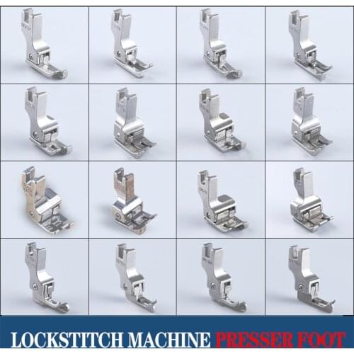 Steel Lockstitch Machine Presser Foot CR1/32 CL1/32 CR1/16 CL1/16 CR1/8 CL1/8 CR3/16 CL3/16 CR1/4 CL1/4 CR5/16 CL5/16