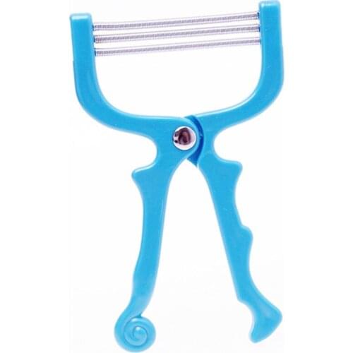 New Facial Hair Epilator Hair Removal Device Plastic Resin Stainless Steel Spring Face Hair Shaving Tool SCI88