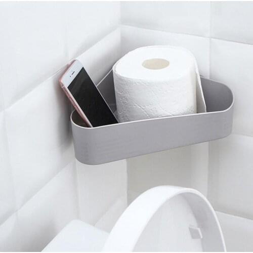 Bathroom Corner Storage Rack Wall-mounted Storage Rack Storage Rack Shower Room Storage Wall-mounted Rack Home Kitchen Supplies