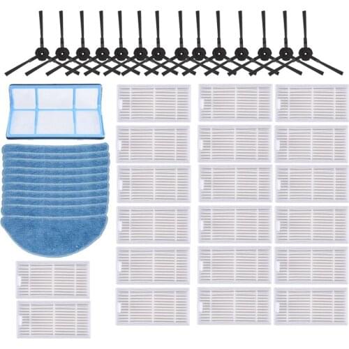 HEAP Filter Mop Cloth Side Brush for Chuwi Ilife V5S Life V5 Pro X5 V3L V5 V3S V3S Pro V50 Robotic Vacuum Cleaner Parts