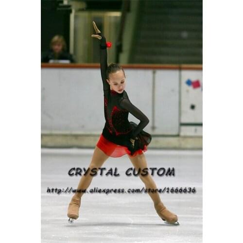 Custom Adult Figure Skating Dresses For Women Graceful New Brand Ice Skating Competition Dresses DR3948