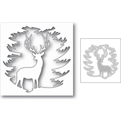 2020 New Christmas Animal Metal Cutting Dies For DIY Cut Paper Craft Making Elk Decoration Greeting Card Scrapbooking No Stamps