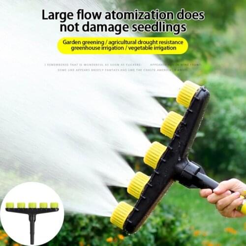 3/4/5/6Nozzles Agriculture Atomizer Nozzles Home Garden Lawn Water Sprinklers Irrigation Spray Adjustable Irrigation Tool