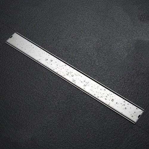 800mm Odor-resistant Floor Drain Cover Rectangle SUS304 Stainless Steel Shower Floor Grate Drain Linear Floor Drain