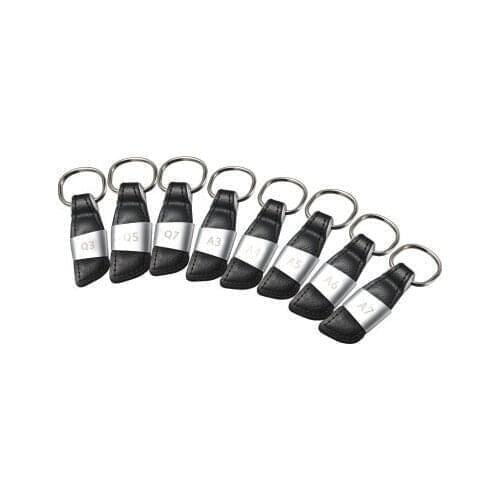 50X Metal Car Logo Key Keychain Key Ring Holder Key Fob For Audi RS A3 A4 A5 A6 A7 A8 Q3 Q5 Q7 TT Auto Accessories