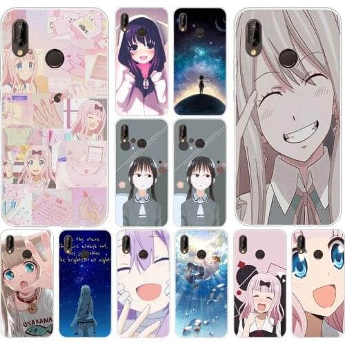11Anime girl cartoon japan cute faces Soft Silicone Tpu Cover phone Case for Huawei Honor 20 Pro view 10 P8 P9 Mate 10 lite 2017