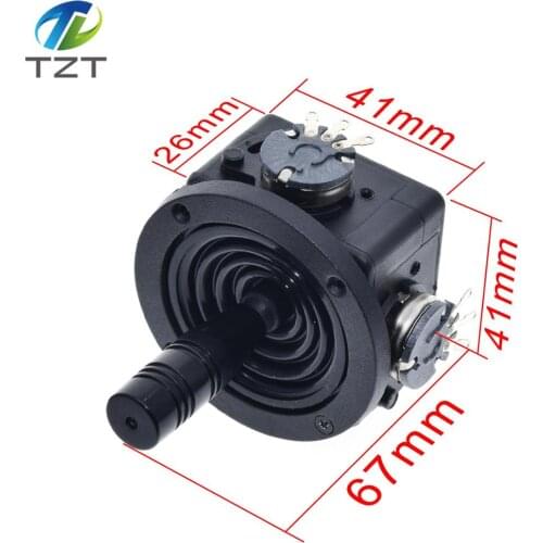 JH-D202X-R2/R4 5K Electric Joystick Potentiometer 2-axis 2D Monitor Keyboard Ball Joyrode Controller For Photographic film Tool