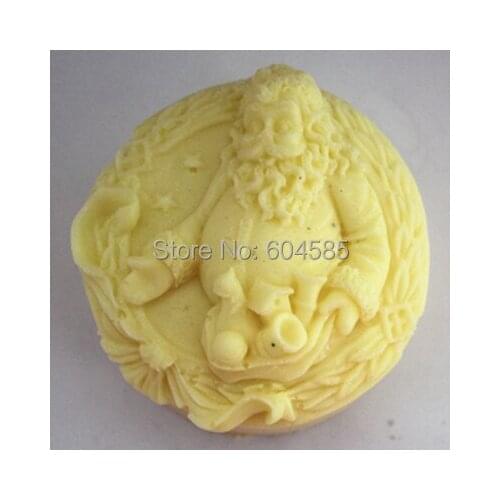C209 soap mold/handmade soap mold/silicone mold/soap die/silica gel soap die Santa Claus