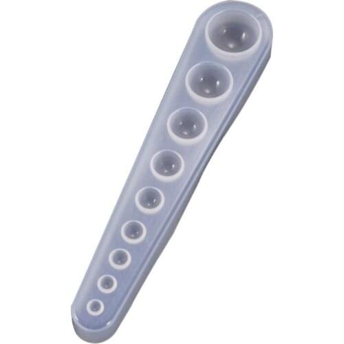 UV Resin DIY Crystal Epoxy Mold Multi-standard Hemisphere Collection Mold Round Ball Pendant Jewelry Silicone Molds AXYD