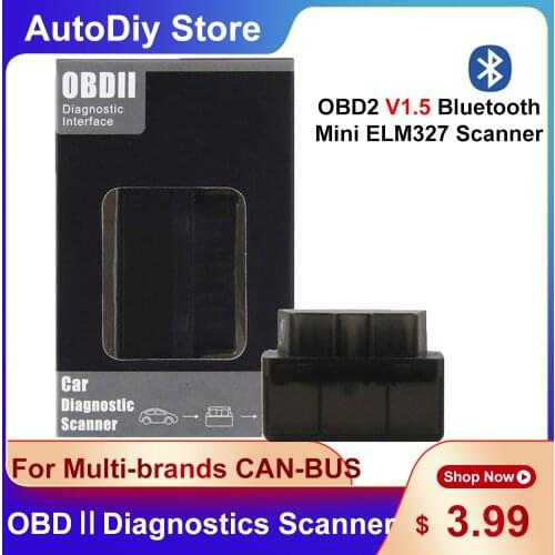 OBD2 Scanner OBD 2 ELM732 Bluetooth V1.5 Car ScanTool Code Read For Android/PC Mini OBD Tools Support All OBD2 Protocols CAN-BUS