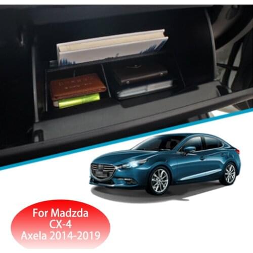Hight Temperature Resistance Copilot Glove Box Partition Modified Interior Storage Box For Mazda Axela2014-2019 CX-4