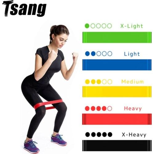 Yoga Resistance Rubber Bands Women Elastic Bands Loop Fitness Body Building Workout Resistance Bands Expander Home Gym Equipment