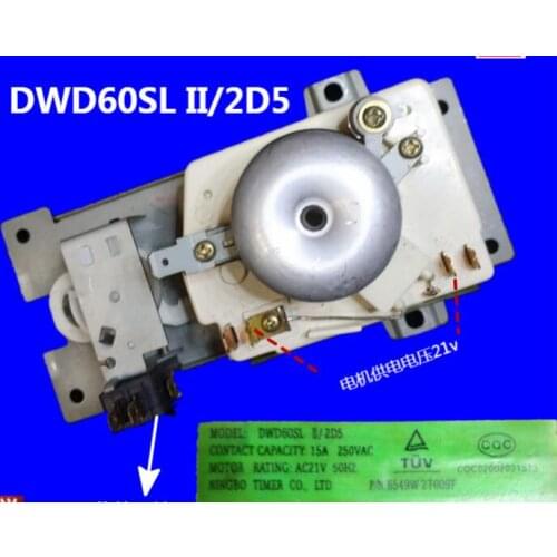 Used Microwave Oven Parts timer switch 21V DWD60SLII/2D5