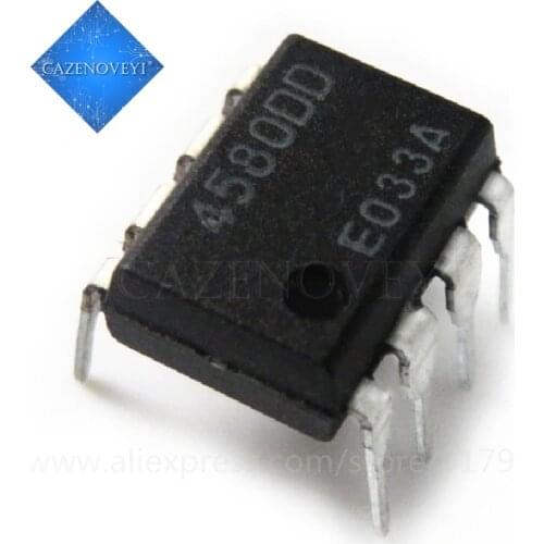 10pcs/lot NJM4580D JRC4580D JRC 4580D DIP-8 In Stock