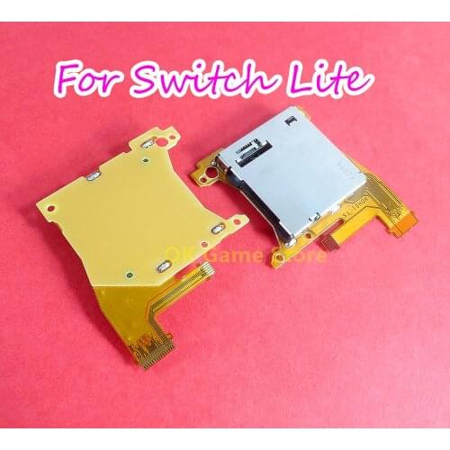 10pcs/lot Original Game Card slot For Nintend Switch lite Game Console with headset motherboard PCB For NS Switch Lite parts