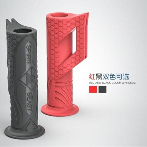 2pcs/lot Spirit Beast Handlebar cover handle styling Non-slip particles tpr good quality