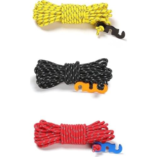 4pcs/set Outdoor Camping Tent Parachute Cord Rope Buckle Aluminum Alloy Cord Buckle Tensioners Fastener Travel Kit Tools