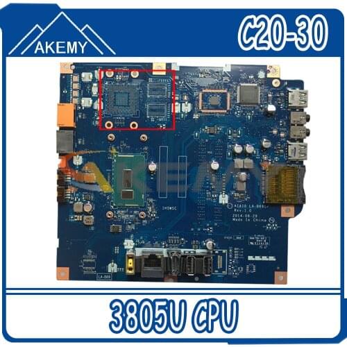 Akemy For C20-30 CPU 3805U Motherboard Apto Para Lenovo AIAI0 LA-B691P C2030 all-in-one Motherboard