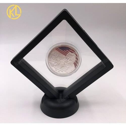 Free shipping 16th President Of US Abraham Lin coln 1861-1865 Coin Gold Silver Plated Bitcoin Coin Design Custom Challenge Coin