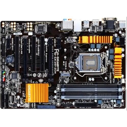 For Gigabyte GA-Z97-D3H Original Used Motherboard Z97-D3H Z97 Socket LGA 1150 DDR3 USB3.0 SATA3.0