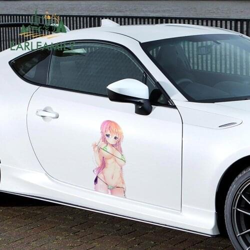 EARLFAMILY 43cm x 21.5cm For Sexy Anime Big Car Stickers Campervan Fine Decal Anime Funny Motorcycle Decals Scratch-Proof