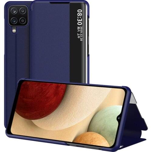 Flip Case For Samsung Galaxy A12 A125 A125F 4G Side Smart Window View Leather Case Cover for Samsung Galaxy A12 SM-A125F 2020 4G
