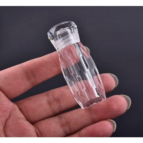Crystal Tiny Glass Caviar Beads Storage Box Nail Art Decorations Micro Bead Glitter Rhinestone Container Nail Tool 6.3*2.5CM