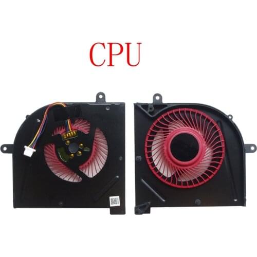 New Laptop cpu cooling fan for MSI GS73 GS73VR MS-17B1 GS63VR GS63 Stealth Pro CPU BS5005HS-U2F1 GPU BS5005HS-U2L1 COOLER