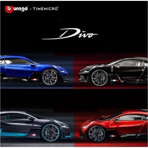 Time Micro x Bburago 1:64 Bugatti DIVO TimeMicro Die-Cast Model Car