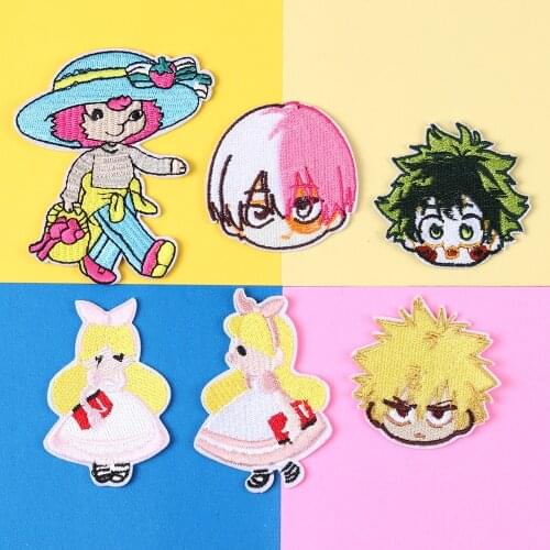 Cartoon girl Patches wholesale boy Patch Iron Patches Clothing Child clothes donkey Badge Ironing Stickers Clothing Accessories