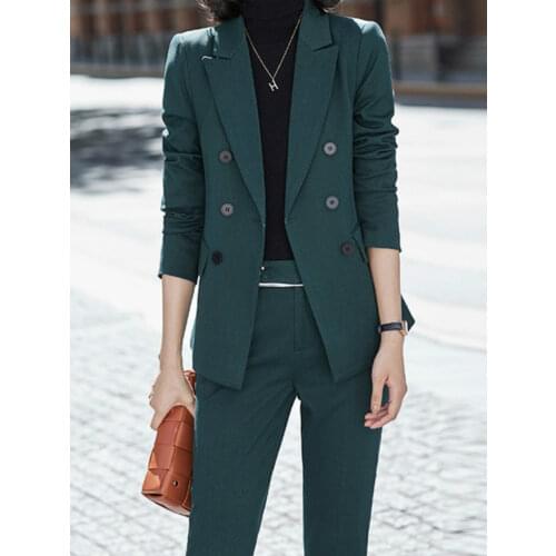 Женские модные брючные костюмы ONTINVA China At AliExpress