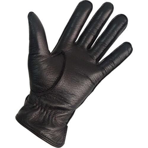 CARTTIGERCAT Mens Deerskin Leather Gloves, Full-hand Touchscreeen Gifts Boxes Winter Warm Gloves Driving Outdoor Mittens