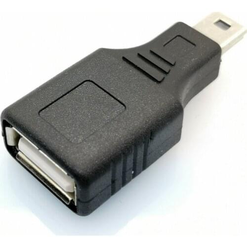 Mini USB Male to USB Female Converter Connector Transfer data Sync OTG Adapter for Car AUX MP3 MP4 Tablets Phones U-Disk Mouse