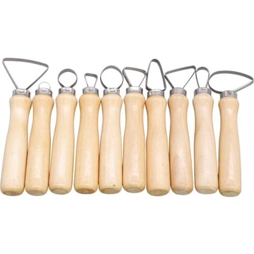 DIY ceramic art repair blank knife 10 pieces of stainless steel ceramic art tool big scraper repair blank stuffed sculpture