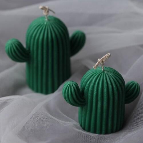Cactus Silicone Mold Scented Candle Mold Cake Decoration DIY Succulent Mousse Chocolate Bread Ice Tray Mold Candle Making Kit