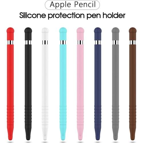 IKSNAIL Silicone Sleeve Cap Tip Cover Holder Tablet ipod Touch Pen Stylus Pouch Sleeve For Apple Pencil 1 Case For iPad Pencil