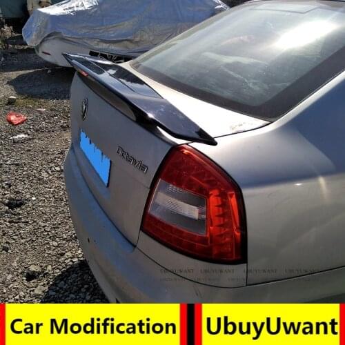 General Purpose Car Styling ABS Material and Surface Carbon Fiber Rear Spoiler for SKODA Octavia 2010-2015 Universal Car Spoiler