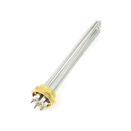 AC 380V 9000W 9KW 6P Terminals Water Boiler Heating Element 3U Tube Heater